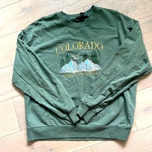 Green Colorado sweatshirt